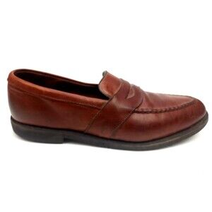 Allen Edmonds Fairmont Brown Penny Loafer Size 10.5 D Dress Shoes Leather
